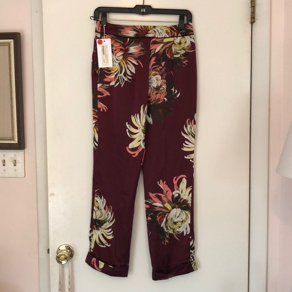 NWT Erdem Gianna Silk trouser in Garden - Picture 6 of 6
